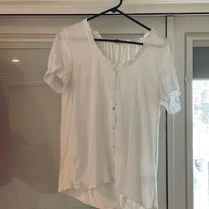 Dolan White Button-Down Women's Shirt
